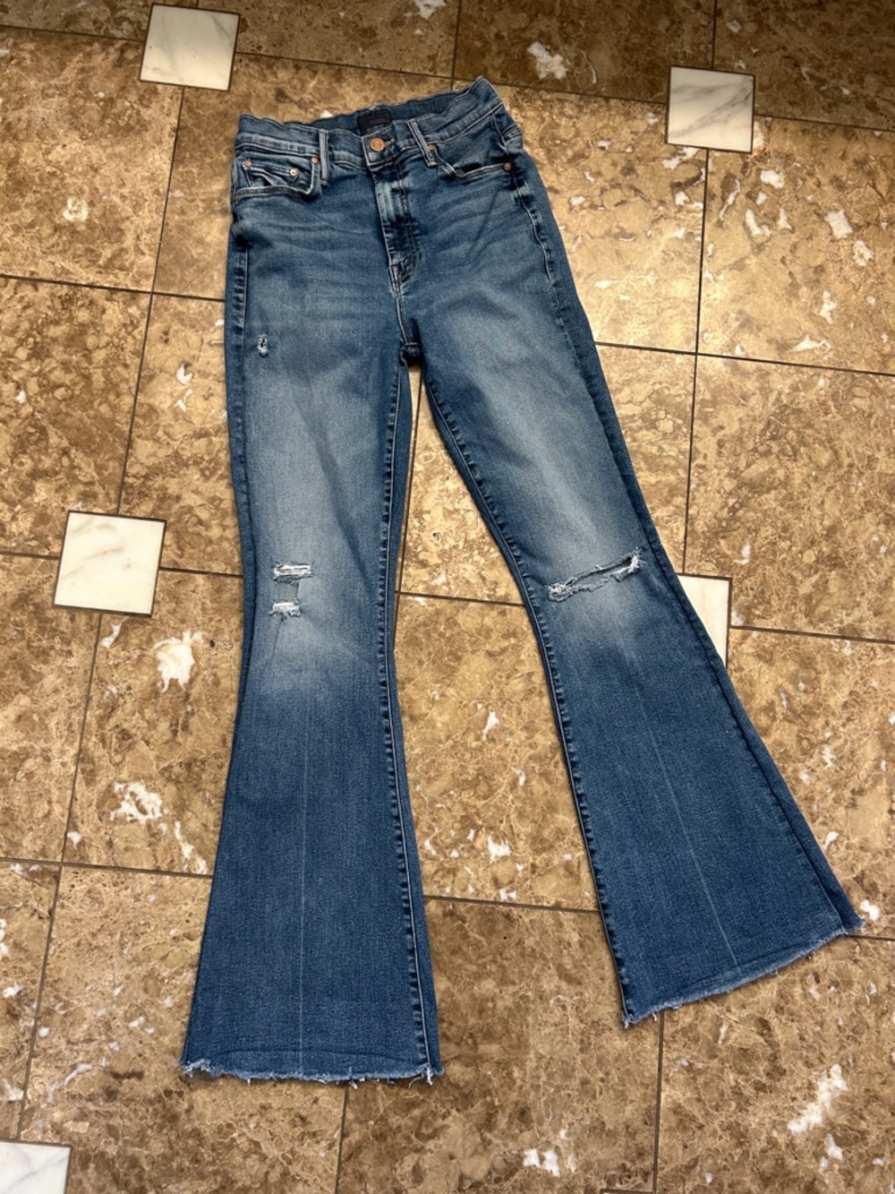 MOTHER DENIM THE SUPER CRUISER GOING IN CIRCLES sz 27 - Picture 5 of 10